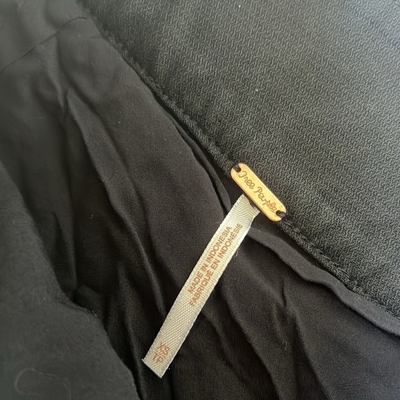 Free People Black Mini to Maxi Faux Wrap Skirt - Picture 5 of 9